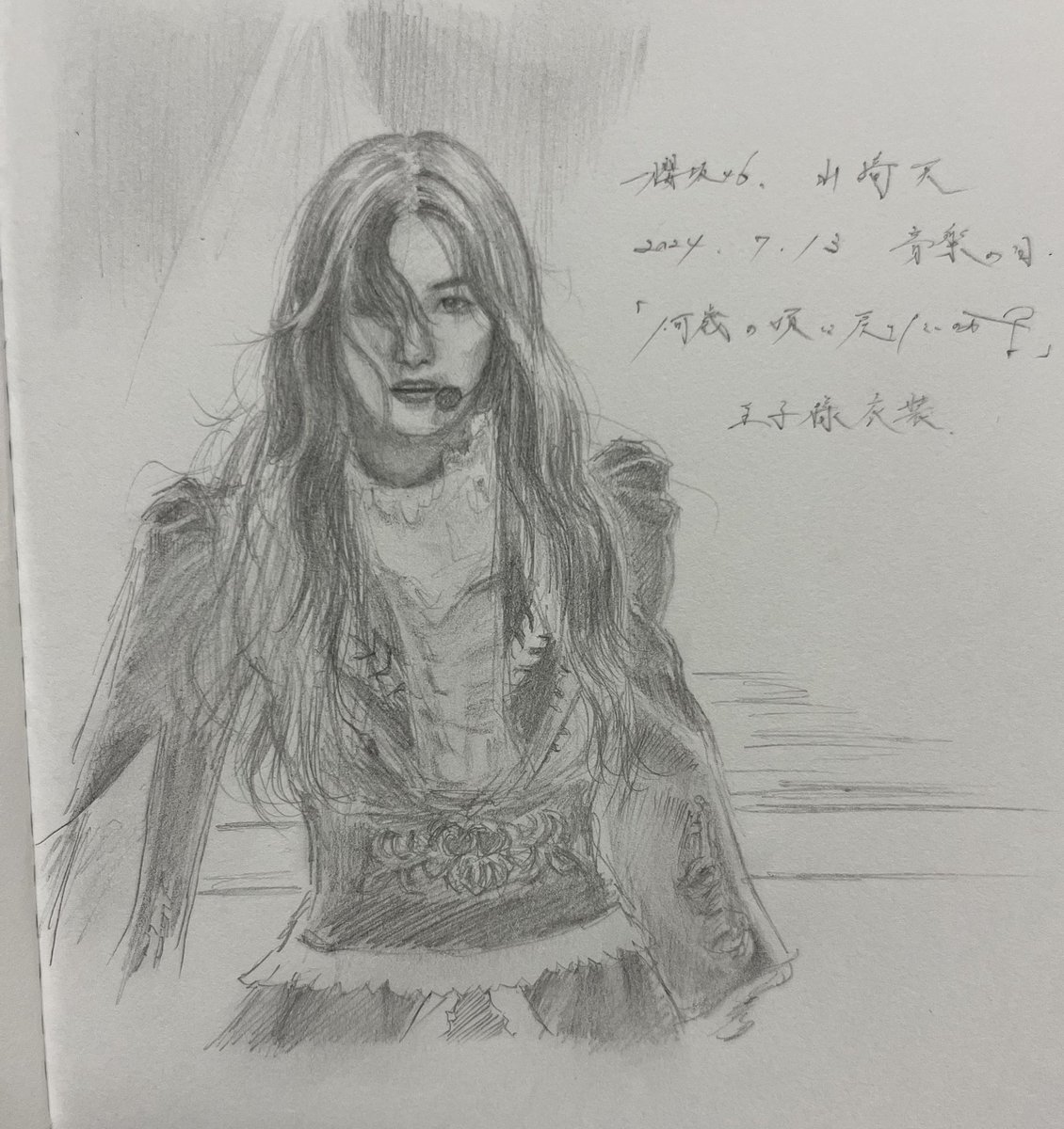 lll________l's tweet photo. 1. 丸を描きます
2.輪郭を描きます
3.描き込みます
4.細かく塗って完成☺︎

#山﨑天 #sakurazaka46fanart https://t.co/5g8ITonnOT