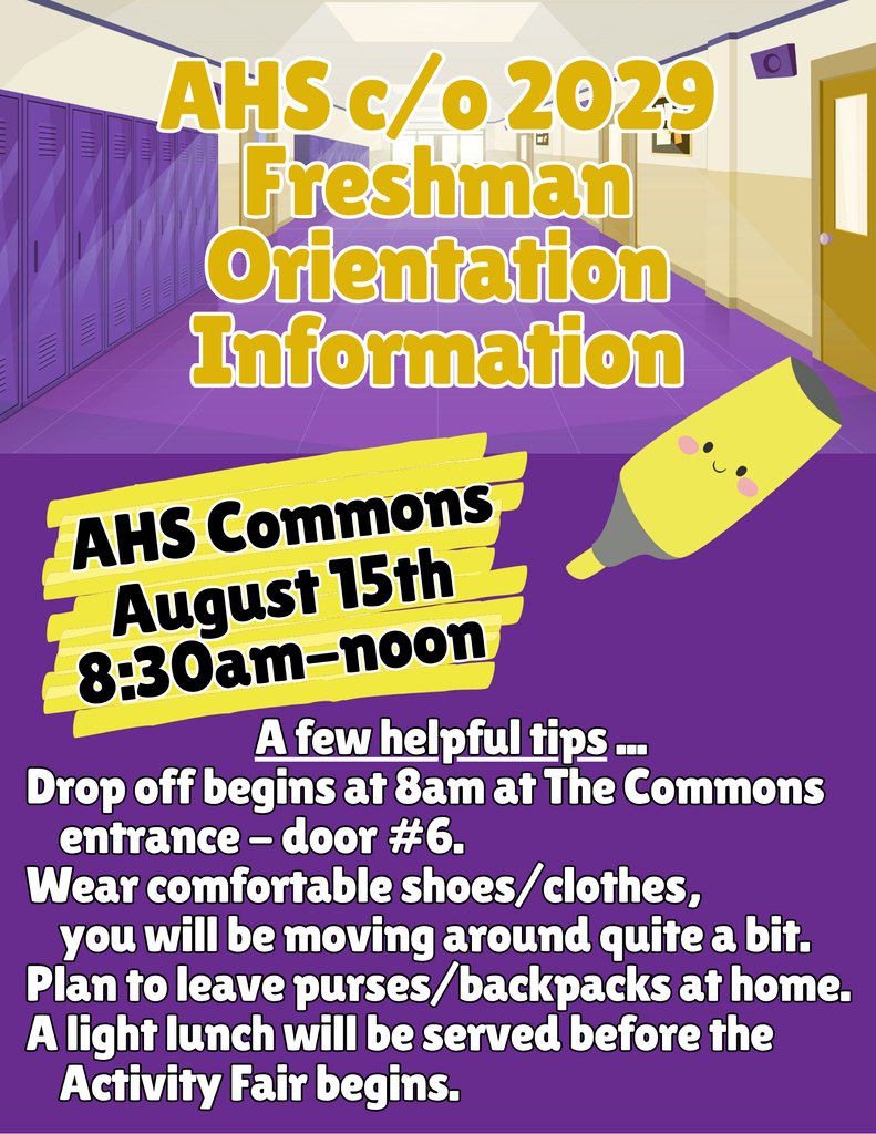 Cats Crew has a fun day planned for our incoming Class of 2029 on August 15th. We can't wait to meet you!