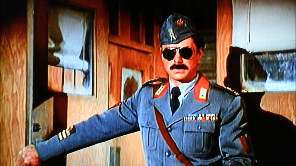 "Nice suit.  Your #clown outfit in the cleaners?"  Col Potter to Lt Flagg #ComedyGold <a href="/ClassicMASH/">Classic MASH 🍸</a> 🍸 #MASH 🏥🪖 #Army #surgeons <a href="/mashmatt/">hashmatt</a>