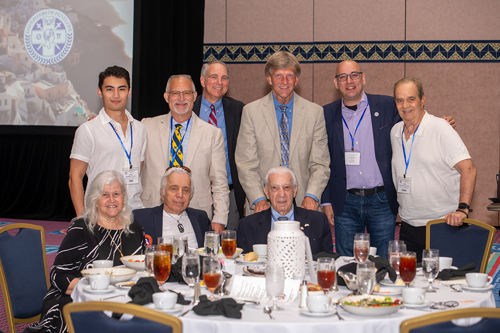 It was my absolute honor to address the <a href="/OrderOfAHEPA/">Order of AHEPA</a> athletic banquet in Orlando and present a copy of Jim Londos: The Golden Greek of Professional Wrestling to Supreme Athletic Director Chris Atsaves. I was seated with Nikos Spanakos (next to his wife), a 1960 US boxing