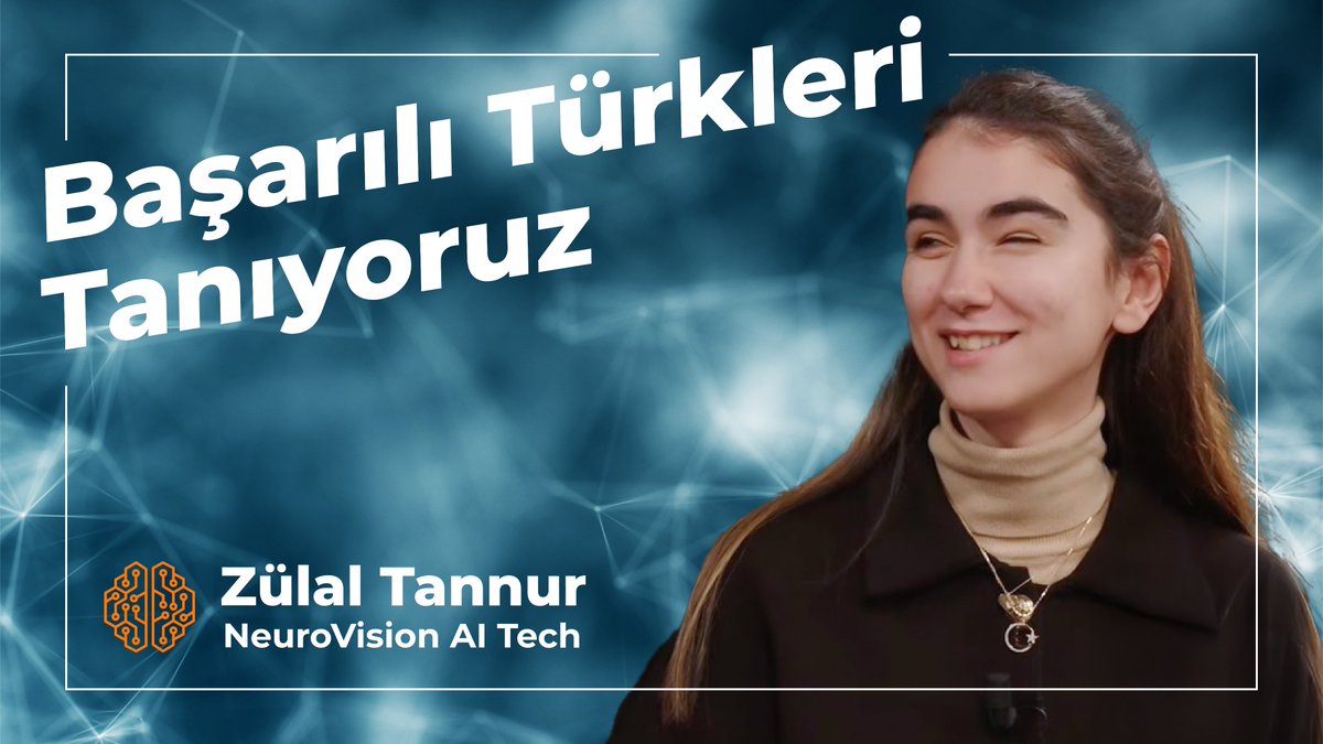 Bebar Bilim Topluluğu "Başarılı Türkleri Tanıyoruz" serisinin ikinci bölümü yayında!

Bu bölümde NeuroVision AI Tech'in kurucusu ve Microsoft Imagine Cup Dünya Şampiyonu Zülal Tannur ile karşınızdayız!

İzlemek için:

youtube.com/watch?v=jPF5Vw…