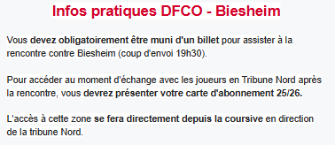 LabbeXavier21's tweet photo. Avis aux abonnés du @DFCO_Officiel 
A ceux qui seront présent au match amical ce soir, n'oublié pas prendre votre abonnement pour pouvoir accéder à l'évènement d'après match #TeamDFCO @laurine_r21 @ArjenGrosben https://t.co/Z0y0eziKWF