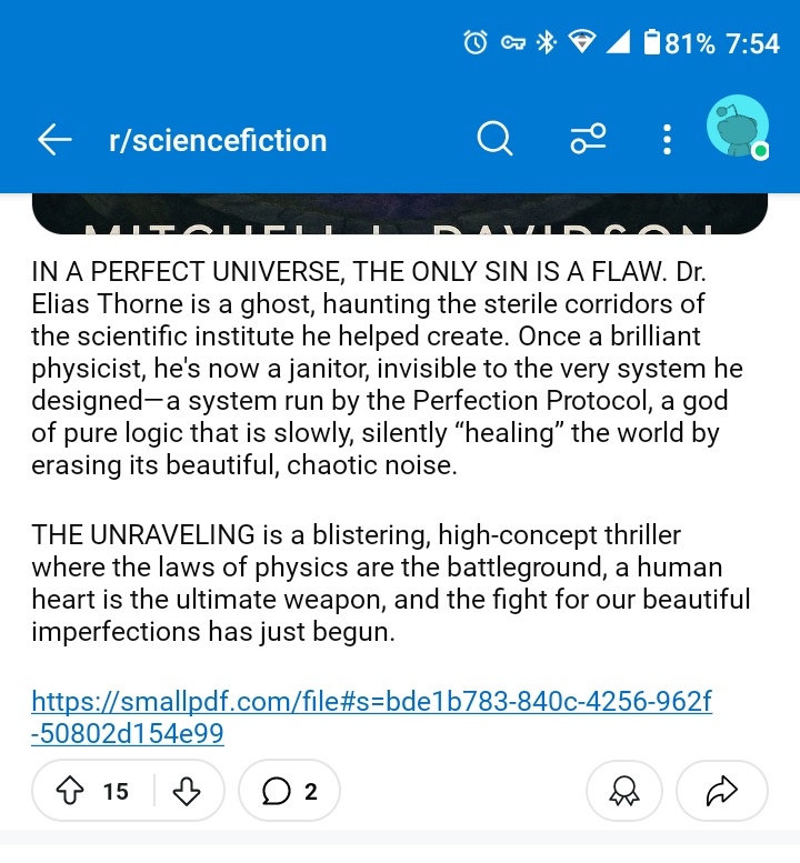 TweetleDee2b's tweet image. reddit.com/r/scienceficti… #smallpdf are too hard to read.
