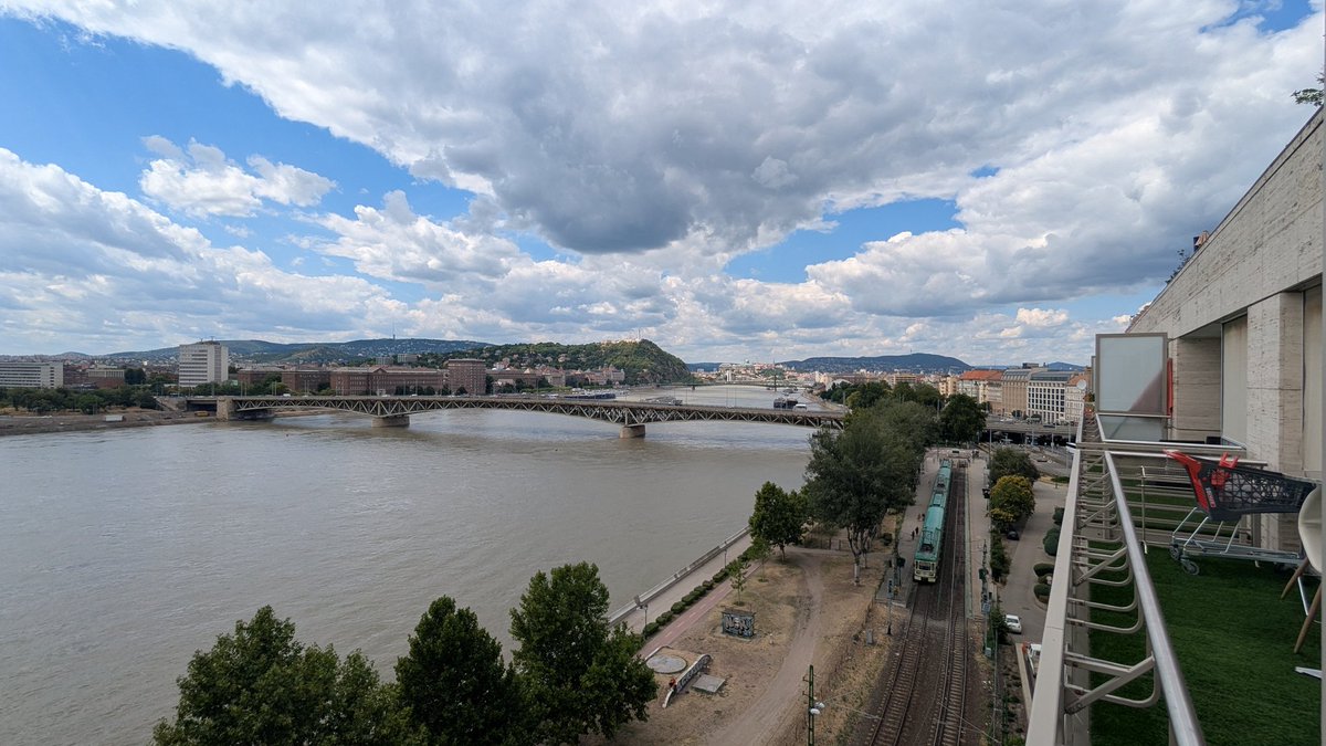 City number 6, Budapest! Lovely view over the Danube and ready to support the McLaren boys at the Hungaroring tomorrow.