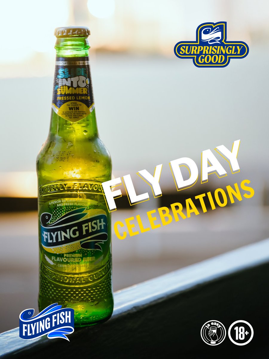 Happy #InternationalBeerDay 🍺✨
Let’s raise a cold one to chasing good times and better flavours.
See you outside... with a Flying Fish in hand.
#SurprisinglyGood