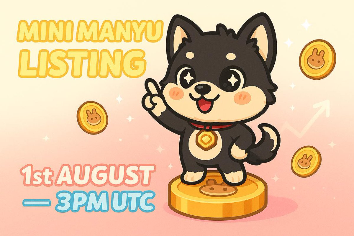 thenexus_team's tweet photo. π¨ Itβs go time! #MiniManyu
@MinimanyuBSC
drops TODAY at 15:00 UTC β August 1, 2025 πΆπ£
π Contract: 0x674B1cA72Fd163075057Ccd689a87cef6c85e9B8
πΈ Tax: 2% in / 2% out
This ainβt just a launch β itβs a full-on baby-fueled Web3 takeover π₯
#MiniManyu #BNBChain #MemeCoin #CryptoDrop #Web3Vibes #DeFiFiesta