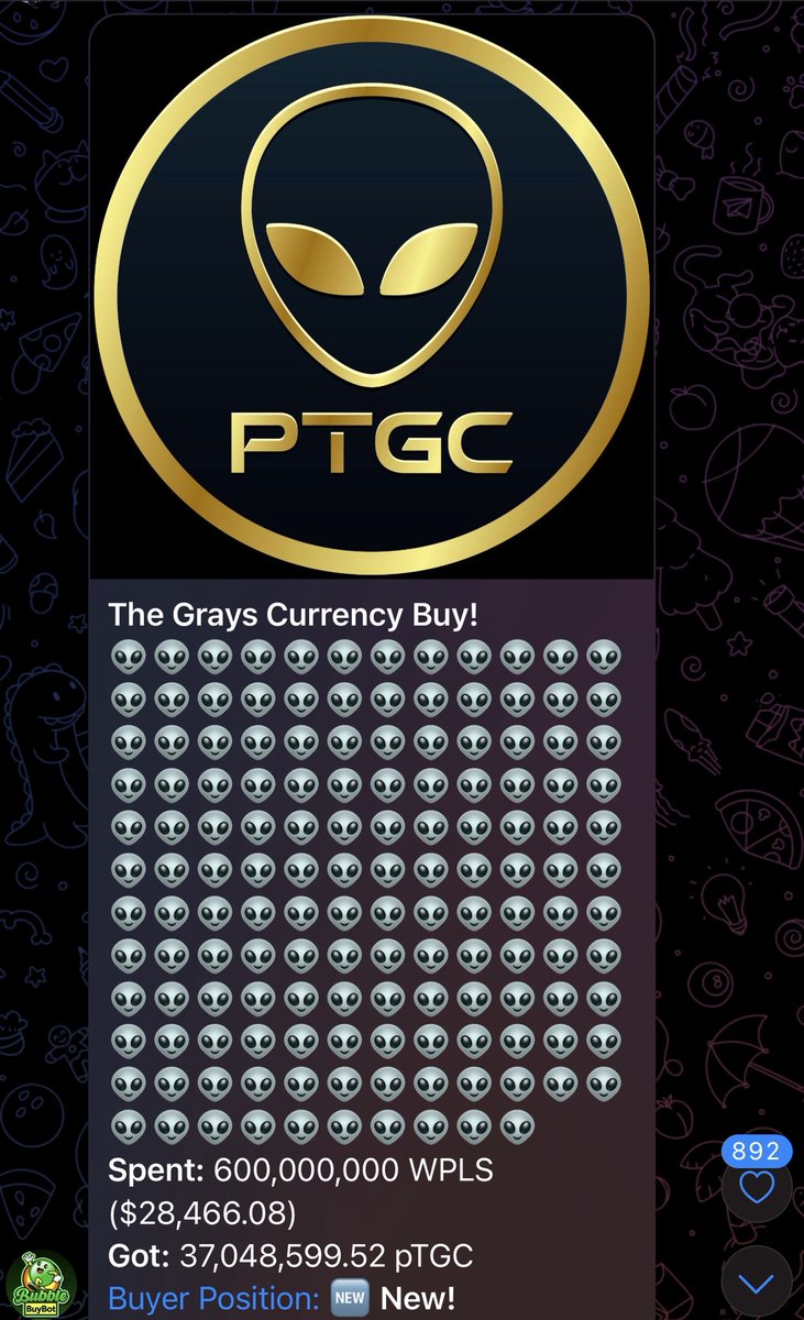 TheGray369's tweet photo. The Killer Whale, (369 dead address), has struck again, buying and burning $29K of pTGC in the past 24 hours. This whale's holdings, now at $33M, will never be sold. It continues to amass more of pTGC’s shrinking supply daily. https://t.co/sBetaZoWvY