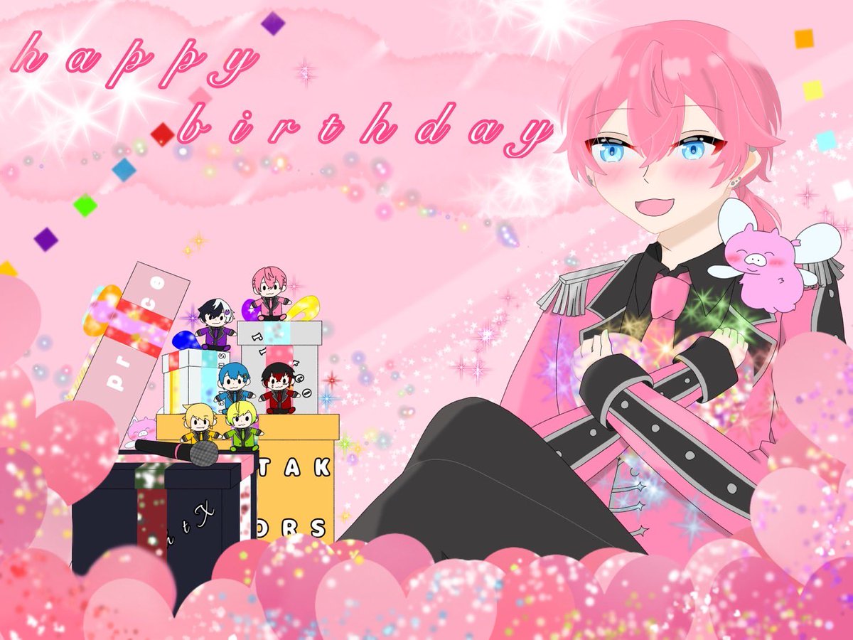 - ̗̀ 🩷𝙷𝙰𝙿𝙿𝚈 𝙱𝙸𝚁𝚃𝙷𝙳𝙰𝚈 🩷 ̖́-
けちゃくん誕生日おめでとうございます！！✨️
これからもけちゃくんに貢いでいくね！無理しない程度に活動頑張ってください！！応援してます！🏵⸜(  ॑꒳ ॑* )⸝🏵大好き！！🩷

 #けちゃあーと 
 #ねぇけちゃお 
 #けちゃ誕生祭2025