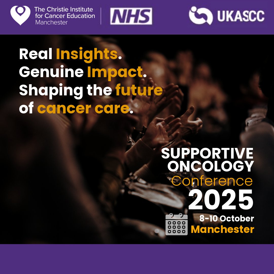 The Christie Institute for Cancer Education (@cicemanchester) on Twitter photo What stood out at the 2024 Supportive Oncology Conference?
💬 “Excellent agenda… captured the MDT approach to supportive care.”
Join us in 2025: #UKASCC2025👉 lnkd.in/e3hR5dN6
#SupportiveOncology <a href="/bermandr2/">Richard Berman</a> <a href="/ash375/">Ashique Ahamed</a> <a href="/drjenscaife/">jen vidrine</a> <a href="/DanielMonnery/">Daniel Monnery</a> What stood out at the 2024 Supportive Oncology Conference?
💬 “Excellent agenda… captured the MDT approach to supportive care.”
Join us in 2025: #UKASCC2025👉 lnkd.in/e3hR5dN6
#SupportiveOncology <a href="/bermandr2/">Richard Berman</a> <a href="/ash375/">Ashique Ahamed</a> <a href="/drjenscaife/">jen vidrine</a> <a href="/DanielMonnery/">Daniel Monnery</a>
