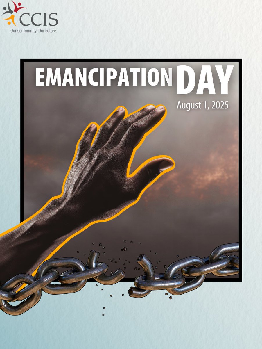 Today we honour #EmancipationDay across Canada—a time to reflect on the fight for freedom by Black &amp; Indigenous communities. At CCIS, we stand for equity, inclusion &amp; belonging. Learn more: ccisab.ca
#CCIS #CCISAB #Diversity #Inclusion #BlackCanadians #Indigenous