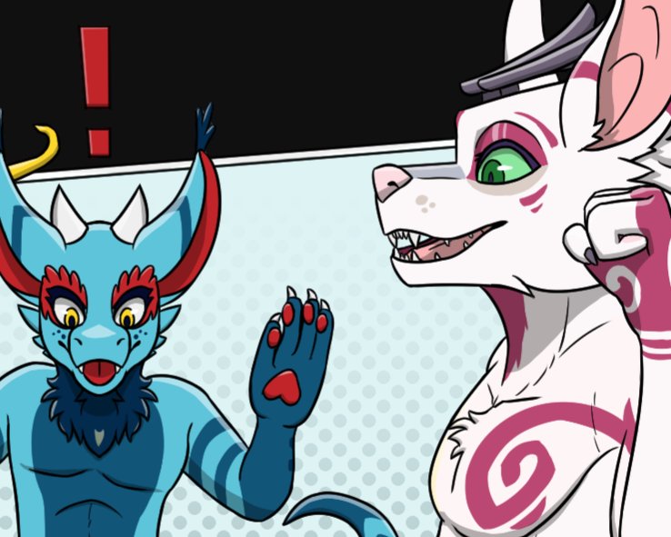 Happy Birthday Tatsu 🎂 
Art gift for <a href="/TatsuBold/">Tatsu</a> 
Featuring <a href="/The_Secret_Cave/">thesecretcave.bsky.social</a> 
(Full version of Furaffinity and Bsky)