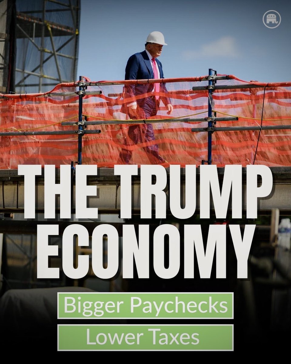 President Trump is fixing what Biden broke.

✅ Grocery prices DOWN
✅ Gas prices DOWN
✅ Wages UP 4%
✅ Stock Market: All-time highs
