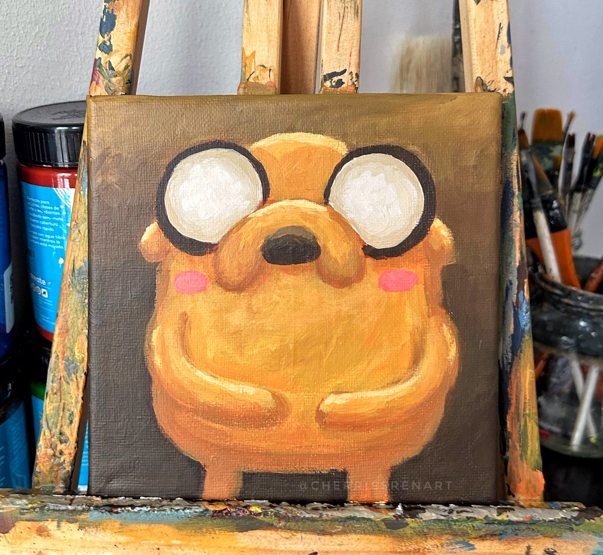 he’s so polite
15x15cm acrylic on canvas