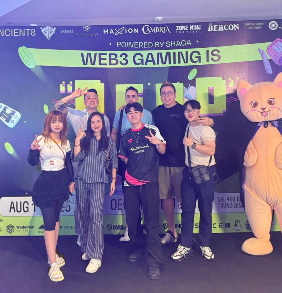 Hello #GMVN2025  <a href="/gmvn_official/">GM VIETNAM (🌞,🇻🇳) | Vietnam Blockchain Week</a> 

Supporting  <a href="/Ancient8_gg/">Ancient8</a>  &amp; <a href="/GamingGridx/">GamingGrid 💎</a> 💚💖🧡
Boss <a href="/LavieTran214/">Lavietran.eth</a>  &amp; <a href="/yellowpantherx/">yellowpanther 黄豹 💎</a>  is cooking gaming in vn 🎮🇻🇳
With <a href="/Kaizergaming88/">KaizerGaming88</a> <a href="/pipat9cat/">Pat 🇹🇭</a> <a href="/degenjohns/">clvr</a>