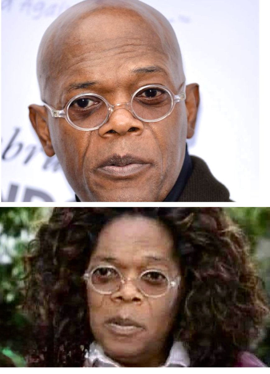 Are Oprah and Samuel
L. Jackson separated at birth???
🤔🤔🤔