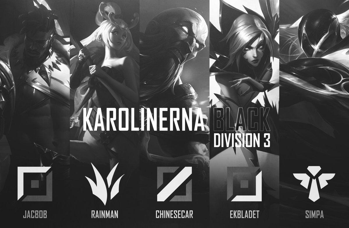 📢KAROLINERNA BLACK📢
<a href="/Onlineligan/">Svenska Onlineligan</a> div 3