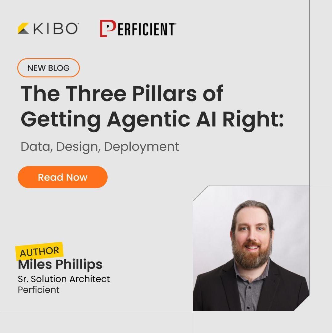 Kibo (@kibocommerce) on Twitter photo For Agentic AI to be successful, you can't overlook the three key pillars: Data, Design, and Deployment.
Miles Phillips from <a href="/Perficient/">Perficient</a> explains why focusing on these areas is crucial for building autonomous systems that are effective and scalable.๐ hubs.la/Q03zSH9c0 For Agentic AI to be successful, you can't overlook the three key pillars: Data, Design, and Deployment.
Miles Phillips from <a href="/Perficient/">Perficient</a> explains why focusing on these areas is crucial for building autonomous systems that are effective and scalable.๐ hubs.la/Q03zSH9c0