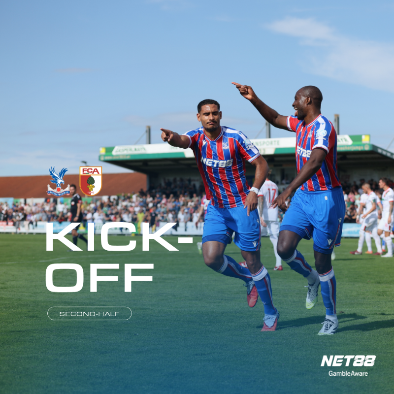 CPFC's tweet photo. Looking for more 👏

Back underway and LIVE on Palace TV+ ⤵️

#CPFC