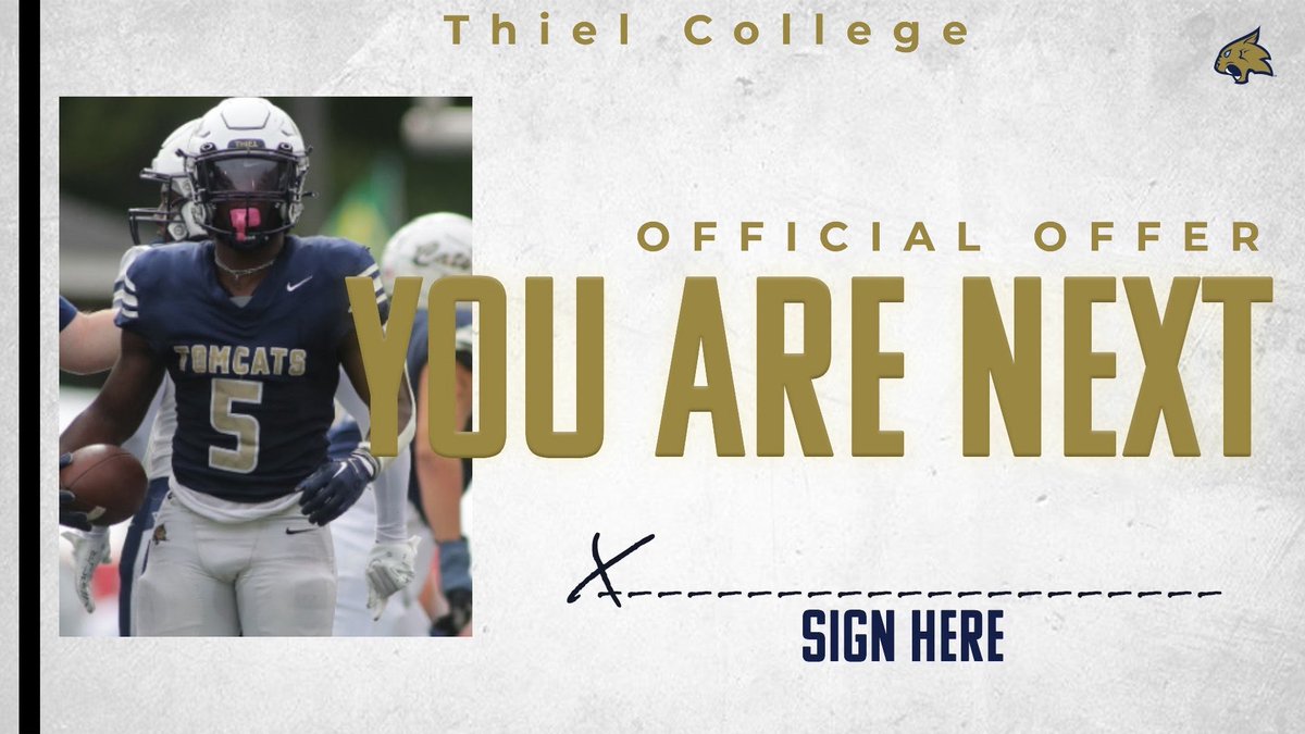 Ricky Rinaldi (@ricky_rinaldi21) on Twitter photo After a Great conversation with <a href="/CoachPolis/">Greg Polis</a> iโm excited to announce my 2nd roster spot offer to play at <a href="/Thiel_FB/">Thiel Football</a>
<a href="/SchroederFtball/">Schroeder Football</a> <a href="/Aballintheair/">Coach Bank๐ฐ</a> <a href="/CoachConsul/">John Consul</a> <a href="/mstumpy50/">Michael Stumpf</a> <a href="/coachjyairt/">Jyair Thomas</a> <a href="/CoachTomKeane/">Tom Keane ๐ดโโ ๏ธ</a> <a href="/DonnyPattison5/">Coach Pattison</a> After a Great conversation with <a href="/CoachPolis/">Greg Polis</a> iโm excited to announce my 2nd roster spot offer to play at <a href="/Thiel_FB/">Thiel Football</a>
<a href="/SchroederFtball/">Schroeder Football</a> <a href="/Aballintheair/">Coach Bank๐ฐ</a> <a href="/CoachConsul/">John Consul</a> <a href="/mstumpy50/">Michael Stumpf</a> <a href="/coachjyairt/">Jyair Thomas</a> <a href="/CoachTomKeane/">Tom Keane ๐ดโโ ๏ธ</a> <a href="/DonnyPattison5/">Coach Pattison</a>