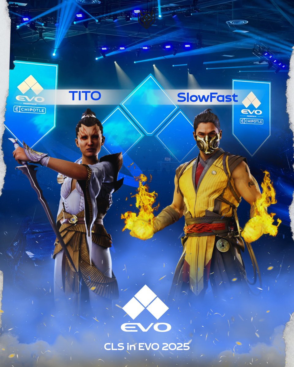 Today <a href="/Tito_OnBoomin/">Tito</a> <a href="/SlowFast__/">CLS | SlowFast</a> 
you're representing CLS at EVO 2025. Good luck and enjoy!