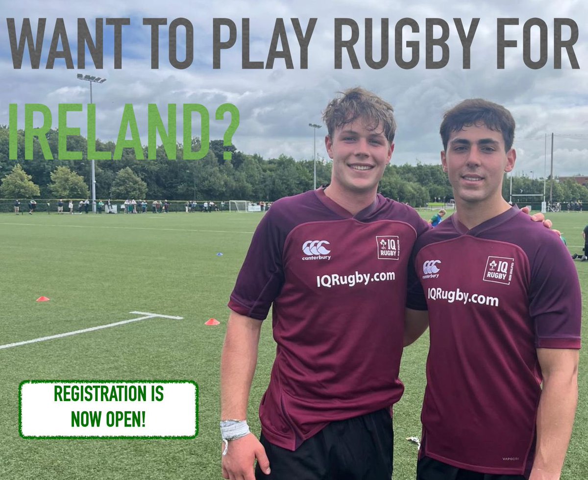 Our boys regional day venues are out!
(Women’s to follow)
Registered players, check your inbox to sign up to the days.
Not a registered IQ Rugby player yet? 
Visit IQRugby.com and register to receive your invite.
☘️🏉💪