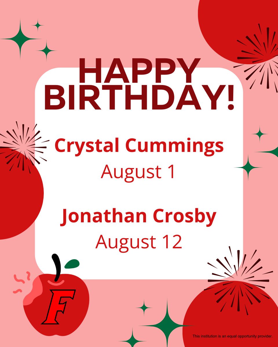 FCSD Food Services (@fcsdfoodservice) on Twitter photo It’s time to celebrate our August birthdays! 🍰
We’re so thankful for the incredible <a href="/FCSDNews/">Fairfield City Schools</a> staff born this month. May your birthday be as wonderful as the impact you make every day! 🎈✨
#FairfieldPride #FairfieldOH #FairfieldOhio #Fairfield #OHschools #ButlerCounty It’s time to celebrate our August birthdays! 🍰
We’re so thankful for the incredible <a href="/FCSDNews/">Fairfield City Schools</a> staff born this month. May your birthday be as wonderful as the impact you make every day! 🎈✨
#FairfieldPride #FairfieldOH #FairfieldOhio #Fairfield #OHschools #ButlerCounty
