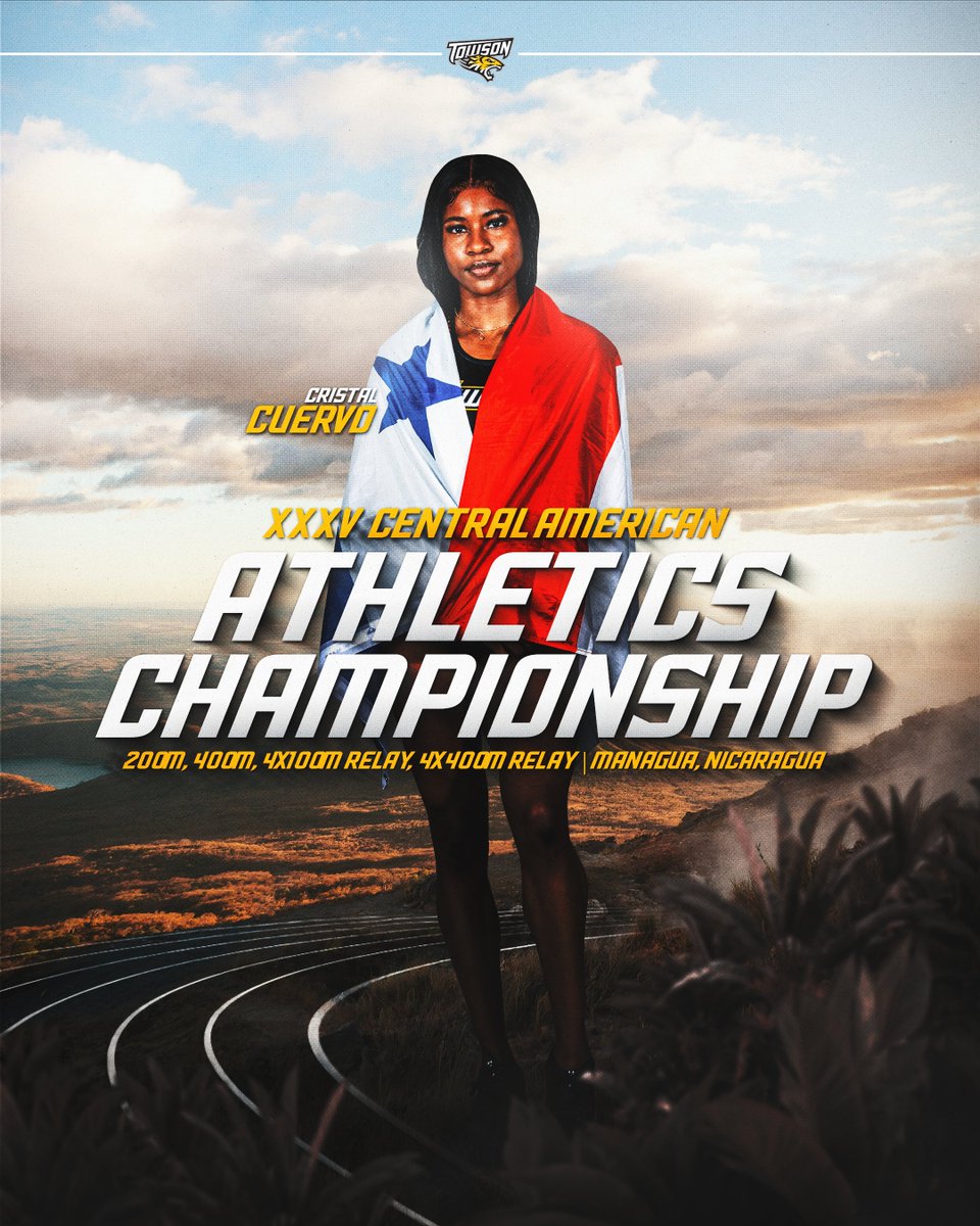 Former Tiger Cristal Cuervo is representing her home country of Panama this weekend at the XXXV Central American Athletics Championships in Managua, Nicaragua!

#GohTigers 🐯