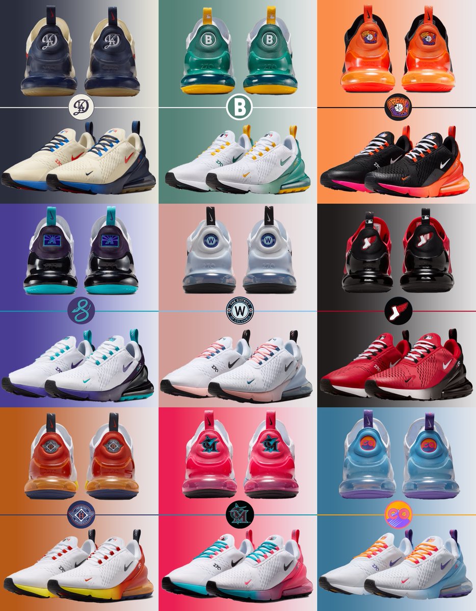 MLB is giving away a pair of every Nike City Connect Air Max shoe 👀

Repost and reply with your favorite team for chance to win one of these exclusive pairs!

There's only one pair of each sneaker in size eleven