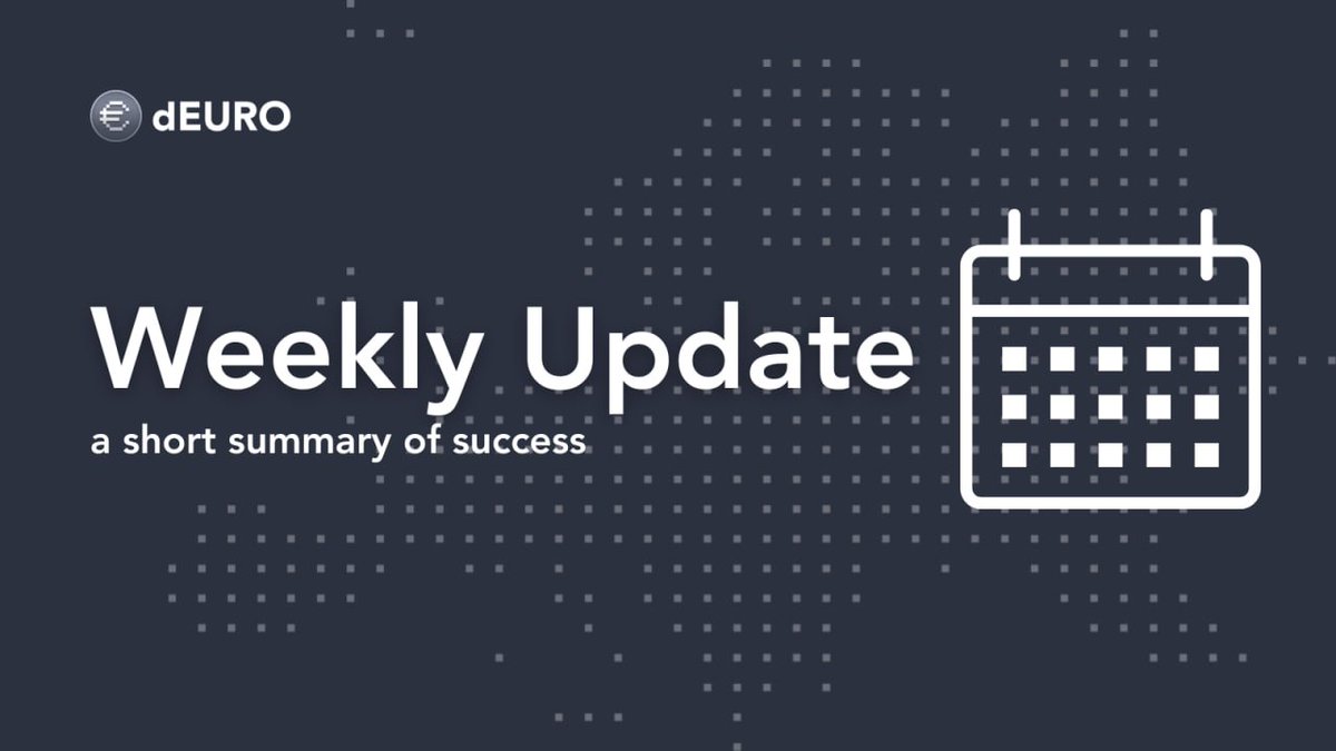 Weekly Recap – dEURO Highlights 

What a week for the dEURO community! Let’s take a quick look at everything that happened:

1. 🎙 dEURO x @CakeWallet Space – A Massive Success!

Our X/ Twitter Space was a hit with over 1,100 listeners!
A huge thank you to everyone who tuned in