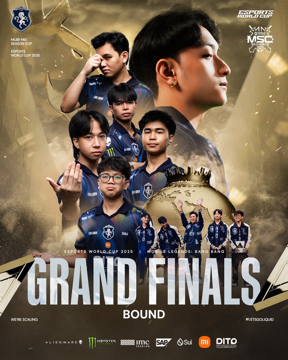 Grand Finals Bound 💙
From the first game to this very moment, every step has been for this. The boys have fought with fire, carried the flag with pride, and earned their place in the grand finals.
One last match. One last chance.

#LetsGoLiquid #TeamLiquidPH