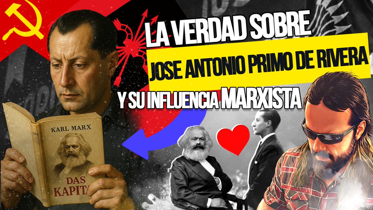 José Antonio Primo de Rivera, ¿MARXISTA?
Estreno HOY #Viernes 1/8/2025
20:00 🇪🇸; 19:00🇵🇹🇬🇶; 15:00 🇦🇷🇧🇷🇵🇾; 14:00 🇨🇱🇧🇷🇺🇸🇻🇪; 13:00 🇨🇴🇵🇪🇪🇨🇺🇸; 12:00🇲🇽🇺🇸
Les esperamos 💪💥
#politica #historia #España #Marx #marxismo #Falange #socialismo 
Enlace: youtu.be/oUZWGZ2zkiw?si…