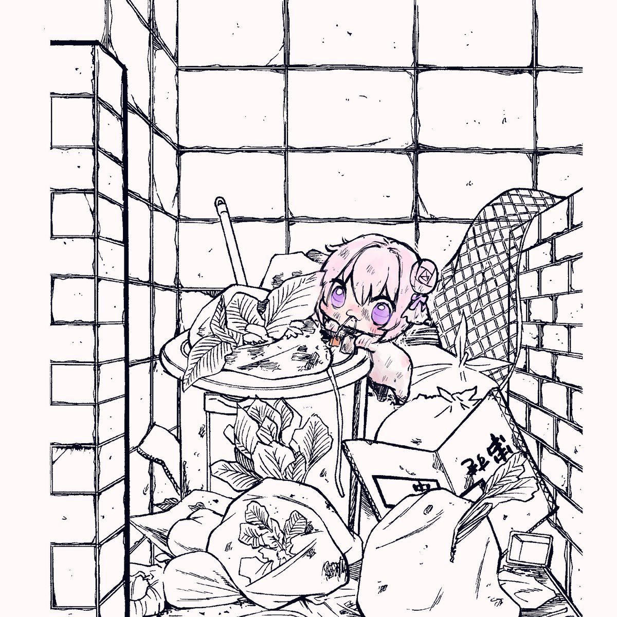 野良のDORO
(背景はクリスタの配布素材です)