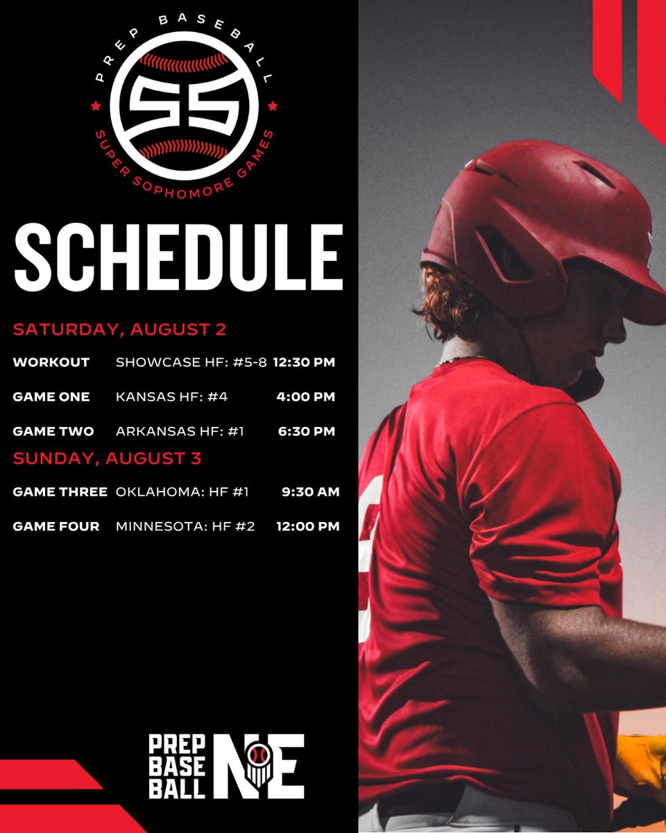 Prep Baseball Nebraska (@prepbaseballne) on Twitter photo ๐๐๐๐ ๐๐ฎ๐ฉ๐๐ซ ๐๐จ๐ฉ๐ก๐จ๐ฆ๐จ๐ซ๐ ๐๐๐ฆ๐๐ฌ
Our 2028s are headed to Kansas City to take on the best of the central region.
Action starts tomorrow.
๐ต๐๐๐ ๐๐๐๐๐๐ & ๐๐๐๐๐๐๐๐ โก๏ธ loom.ly/mxlmjjc
<a href="/prepbaseball/">Prep Baseball</a> | #PBSSG25 ๐๐๐๐ ๐๐ฎ๐ฉ๐๐ซ ๐๐จ๐ฉ๐ก๐จ๐ฆ๐จ๐ซ๐ ๐๐๐ฆ๐๐ฌ
Our 2028s are headed to Kansas City to take on the best of the central region.
Action starts tomorrow.
๐ต๐๐๐ ๐๐๐๐๐๐ & ๐๐๐๐๐๐๐๐ โก๏ธ loom.ly/mxlmjjc
<a href="/prepbaseball/">Prep Baseball</a> | #PBSSG25