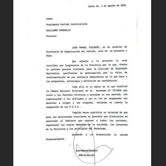 mdarrigo's tweet image. El perottismo pide al PJ Santa Fe que "garantice mecanismos democráticos para definir la estrategia y las candidaturas".