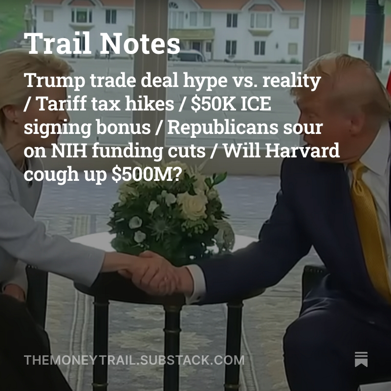 Check out Randy Rieland’s wrap-up on Money Trail of this week’s highlights and lowlights here: themoneytrail.substack.com/p/trail-notes-…