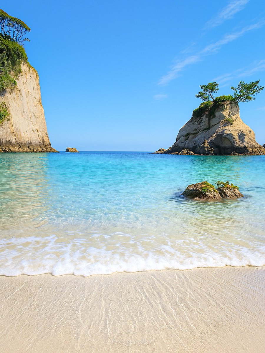 南国のような海、でもここは茨城。