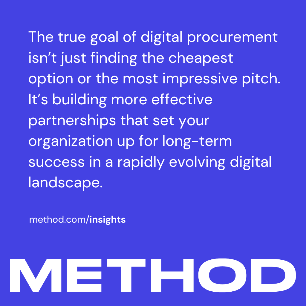 Digital services can be part consulting, part creative agency, and part technology service. Each engagement rarely involves an identical project, leading to a complex procurement process. Here is how you can set your organization up for long-term success. bit.ly/4omp6Zq