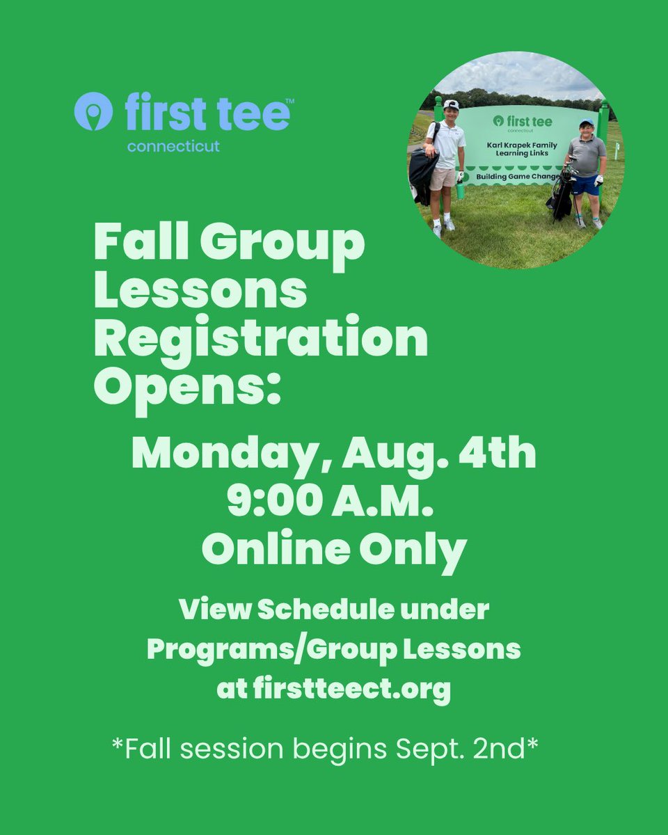 First Tee Connecticut tweet media
