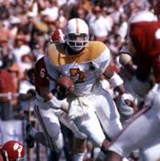 VolJeff's tweet photo. @JakeCrain_ If a throwback is acceptable, Vols away jersey in 1973 https://t.co/fEKdqLsNhQ