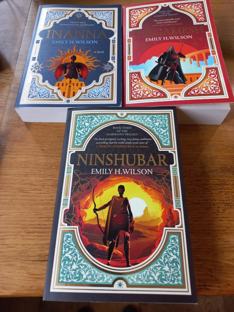 Caroline Sandes 🧡🇮🇪🇵🇸🇱🇧 (@caroline_sandes) on Twitter photo It's here! Ninshubar-the final book in <a href="/emilyhwilson/">Emily H. Wilson</a> 's excellent Sumerians Trilogy, following Inanna & Gilgamesh, published by <a href="/TitanBooks/">Titan Books</a> If you haven't read them, you are in for a treat - superb mix of Ancient Mesopotamia, gods, & great storytelling
@KirkdaleB #Iraq It's here! Ninshubar-the final book in <a href="/emilyhwilson/">Emily H. Wilson</a> 's excellent Sumerians Trilogy, following Inanna & Gilgamesh, published by <a href="/TitanBooks/">Titan Books</a> If you haven't read them, you are in for a treat - superb mix of Ancient Mesopotamia, gods, & great storytelling
@KirkdaleB #Iraq
