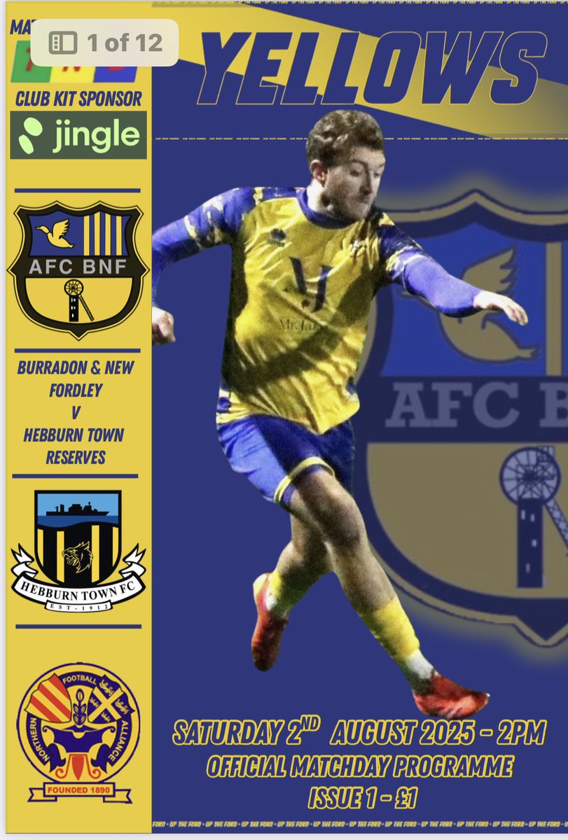 Also back with a new and improved version of our match day programme at a great price of £1