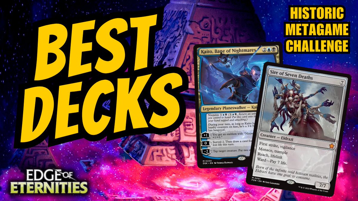 Need a deck for the MTG Arena Historic Metagame Challenge this weekend? We got you covered! From new eldrazi builds featuring eldrazi temple to the most effective creature combo decks we have it all. Check below for details
youtu.be/qICKp5m1oRY