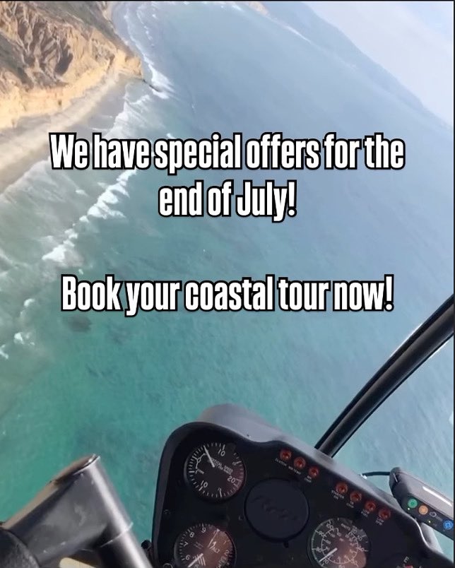 passport_sd's tweet image. Summer is coming to an end, but Corporate Helicopters is always taking in epic views from above! ☀️

Book your end of summer helicopter tour now..they have pricing discounts for 4 or more passengers. 🚁🚁

#sandiego #helicopter #visitsandiego #corporatehelicopters
