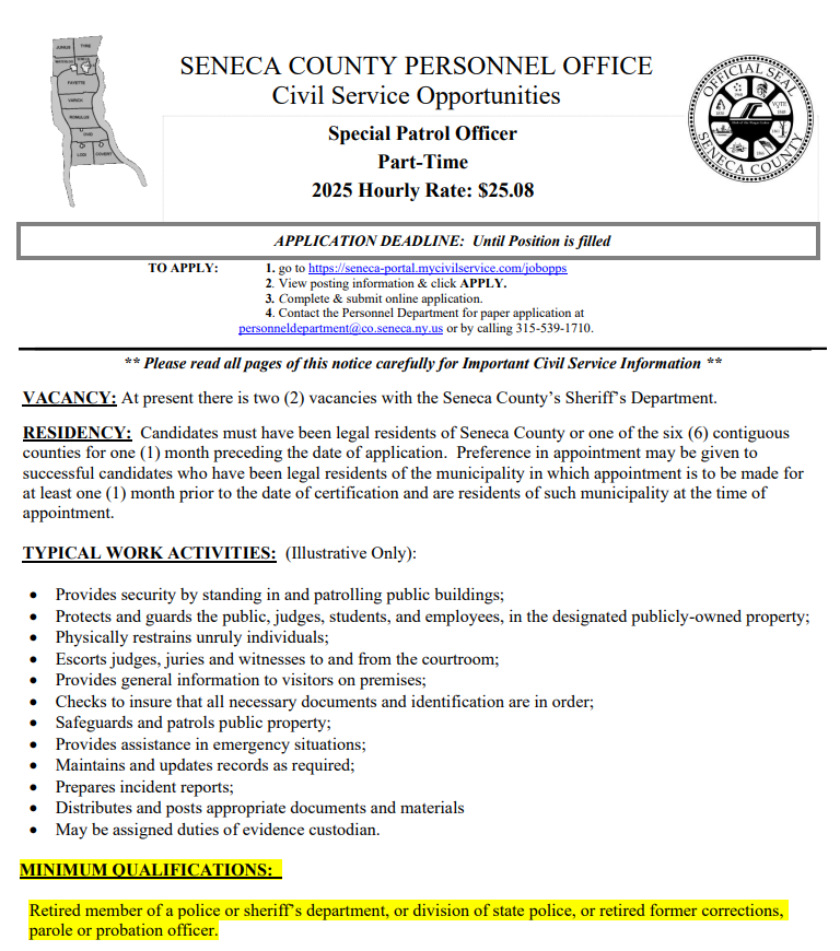 🚨 We’re Hiring: Special Patrol Officers! 🚨 ocv.im/Mi8tg6D