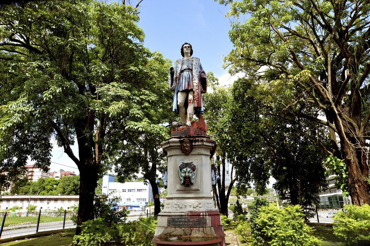 #NEW: Mayor of Port of Spain Chinua Alleyne announces the controversial Christopher Columbus monument will be removed &amp; placed in the National Museum &amp; Art Gallery of Trinidad &amp; Tobago. 

Mayor Alleyne also announced part of Oxford Street will be renamed Kwame Ture Way - in