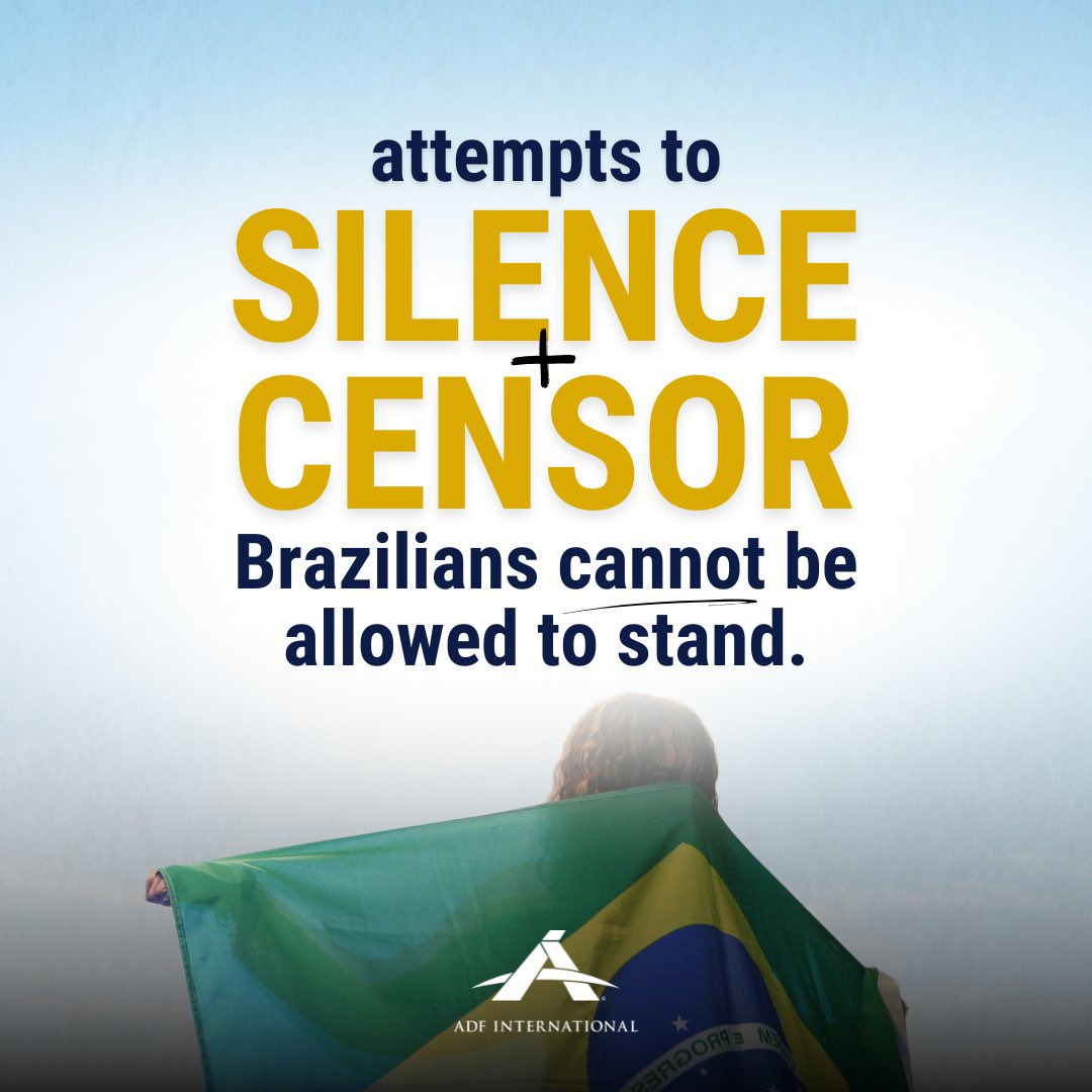 🇧🇷 Time and again in Brazil, we have seen the silencing of political voices, citizens, journalists, or anyone who offers different viewpoints from those in power.

We must continue to push back against this censorship. 

All Brazilians deserve the right to speak freely.