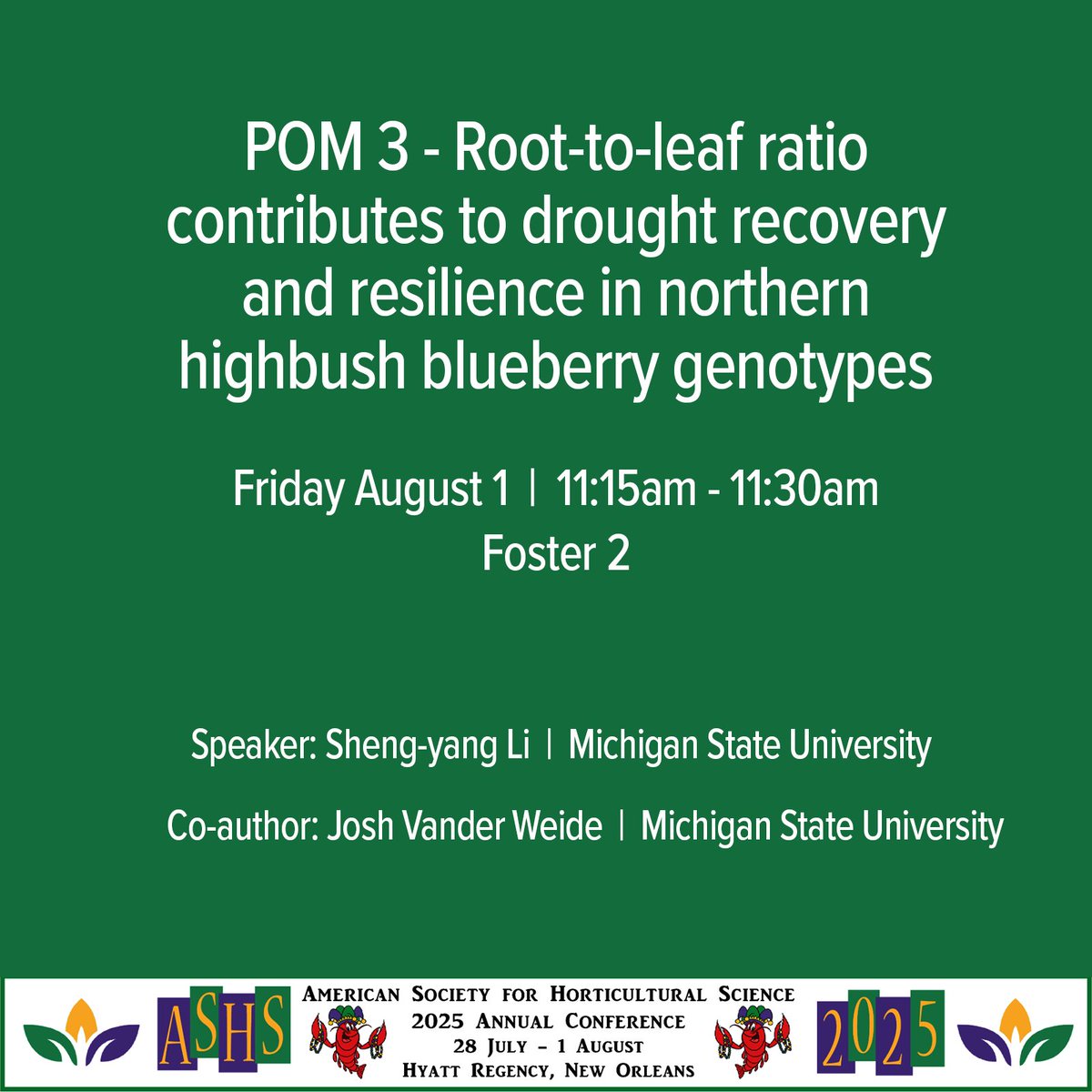 PP Systems @ppsystems.bsky.social (@pp_systems) on Twitter photo Don't miss this #ASHS2025 talk. What’s beneath the surface may make all the difference. Root-to-leaf ratio could be the secret to drought bounce-back. Find out how Bluecrop and Draper stack up. #Innovative work! <a href="/ASHS_Hort/">ASHS</a> <a href="/HorticultureMSU/">MSU Horticulture</a> <a href="/DrVanderBerry/">Josh Vander Weide 🫐🍓</a> Don't miss this #ASHS2025 talk. What’s beneath the surface may make all the difference. Root-to-leaf ratio could be the secret to drought bounce-back. Find out how Bluecrop and Draper stack up. #Innovative work! <a href="/ASHS_Hort/">ASHS</a> <a href="/HorticultureMSU/">MSU Horticulture</a> <a href="/DrVanderBerry/">Josh Vander Weide 🫐🍓</a>