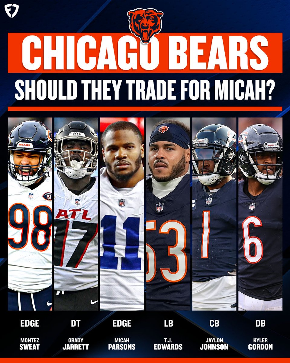 DO NOT let the Bears get Micah Parsons 😳

#DaBears | #DallasCowboys