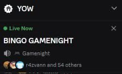 Enjoyed my time in YOW’s web3 server. 54 participants in a simple gamenight. Most discord communities with 5-10k members can’t even accomplish 20+ participants. Btw YOW has 200+ members for now.