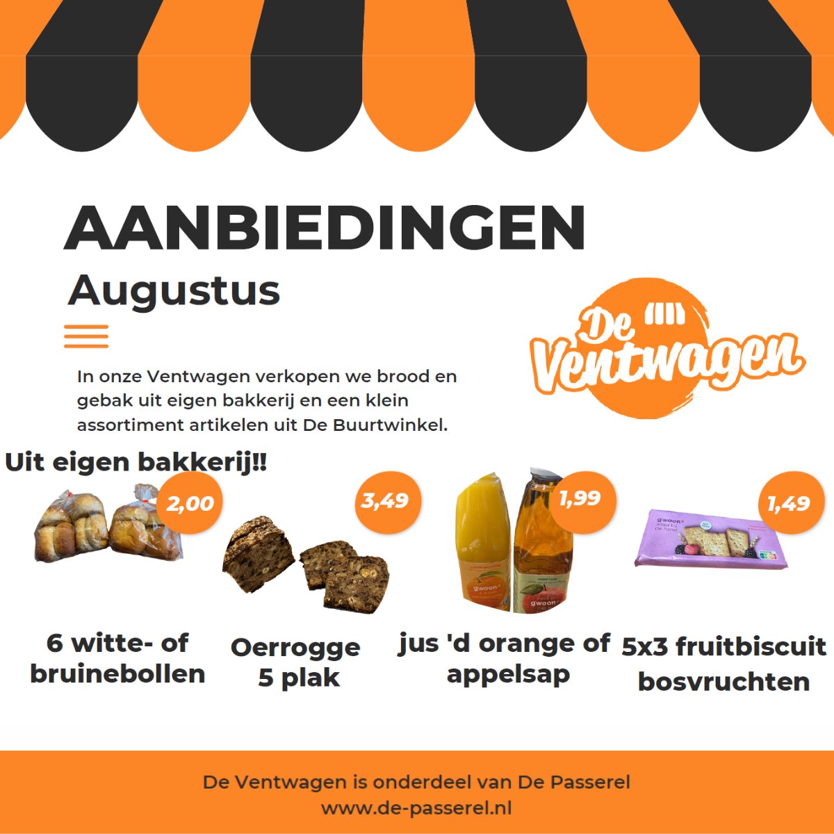 De Ventwagen van De Passerel is weer onderweg! 🚐☕️ Medewerkers van De Buurtwinkel delen nieuwe aanbiedingen en zorgen voor een gezellig praatje. Kom langs, de koffie staat klaar! #Epe #Buurt #DeVentwagen